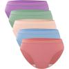 imageBAMBOO COOL Womens Underwear Bikini Underpants Hipster Ladies Panties Soft Stretch Breathable Panties for Women 5PackMulticoloured C5pack