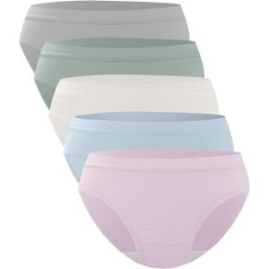 imageBAMBOO COOL Womens Underwear Bikini Underpants Hipster Ladies Panties Soft Stretch Breathable Panties for Women 5PackMulticoloured A5pack