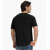imageBAMBOO COOL Mens Pocket TShirts Crew Neck Tee Short Sleeve Shirts Soft Comfortable Classic Tshirt Undershirts for MenAblack