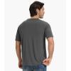 imageBAMBOO COOL Mens Pocket TShirts Crew Neck Tee Short Sleeve Shirts Soft Comfortable Classic Tshirt Undershirts for MenBdark Grey