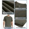 imageBAMBOO COOL Mens Pocket TShirts Crew Neck Tee Short Sleeve Shirts Soft Comfortable Classic Tshirt Undershirts for MenCgreen