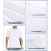 imageBAMBOO COOL Mens Pocket TShirts Crew Neck Tee Short Sleeve Shirts Soft Comfortable Classic Tshirt Undershirts for MenDwhite