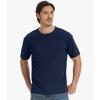 imageBAMBOO COOL Mens Pocket TShirts Crew Neck Tee Short Sleeve Shirts Soft Comfortable Classic Tshirt Undershirts for MenEnavy Blue