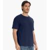 imageBAMBOO COOL Mens Pocket TShirts Crew Neck Tee Short Sleeve Shirts Soft Comfortable Classic Tshirt Undershirts for MenEnavy Blue