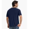 imageBAMBOO COOL Mens Pocket TShirts Crew Neck Tee Short Sleeve Shirts Soft Comfortable Classic Tshirt Undershirts for MenEnavy Blue