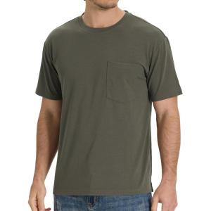 imageBAMBOO COOL Mens Pocket TShirts Crew Neck Tee Short Sleeve Shirts Soft Comfortable Classic Tshirt Undershirts for MenCgreen