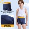 imageBAMBOO COOL Boys Boxer Briefs 618Y Underwear MoistureWicking Lightweight and Ultra Soft 6PackBlack navy Blue lava Red turquoise light Grey wathet6pack