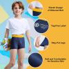 imageBAMBOO COOL Boys Boxer Briefs 618Y Underwear MoistureWicking Lightweight and Ultra Soft 6PackBlack navy Blue lava Red turquoise light Grey wathet6pack