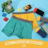 imageBAMBOO COOL Boys Boxer Briefs 618Y Underwear MoistureWicking Lightweight and Ultra Soft 6PackBlack navy Blue yellow turquoise grey aqua6pack