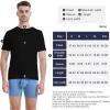 imageBAMBOO COOL Mens Undershirts MoistureWicking Crewneck T Shirts Breathable Stretch Soft Tees for Men 3 or 6 Pack3 Packblack