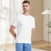 imageBAMBOO COOL Mens Undershirts MoistureWicking Crewneck T Shirts Breathable Stretch Soft Tees for Men 3 or 6 Pack3 Packwhite