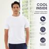 imageBAMBOO COOL Mens Undershirts MoistureWicking Crewneck T Shirts Breathable Stretch Soft Tees for Men 3 or 6 Pack6 Packwhite