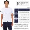 imageBAMBOO COOL Mens Undershirts MoistureWicking Crewneck T Shirts Breathable Stretch Soft Tees for Men 3 or 6 Pack6 Packwhite
