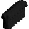 imageBAMBOO COOL Mens Undershirts MoistureWicking Crewneck T Shirts Breathable Stretch Soft Tees for Men 3 or 6 Pack6 Packblack