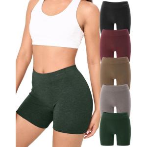 imageBAMBOO COOL Womens Boyshort Panties Seamless Underwear Stretchy Boxer Briefs For Ladies 5 PackMulticoloured C 5pack