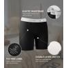 imageBAMBOO COOL Womens Boxer Briefs Boy Shorts Underwear Soft Stretch Panties for Women 5PackBlack G5pack
