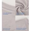 imageBAMBOO COOL Mens Undershirts Stretch V Neck TShirtsBreathable and MoistureWicking Tees for Men 3 PackVneckblackWhiteGrey