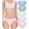 imageBAMBOO COOL Womens Underwear High Cut Briefs Breathable MoistureWicking Hipster Ladies Panties 5PackMulticolor B5pack