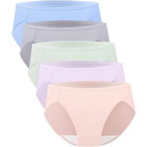 imageBAMBOO COOL Womens Underwear High Cut Briefs Breathable MoistureWicking Hipster Ladies Panties 5PackMulticolor B5pack