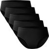 imageBAMBOO COOL Womens Underwear Breathable MoistureWicking Briefs Hipster Ladies Panties 5PackMulticolor D5pack