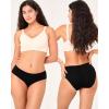 imageBAMBOO COOL Womens Underwear Breathable MoistureWicking Briefs Hipster Ladies Panties 5PackMulticolor D5pack