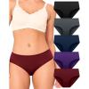 imageBAMBOO COOL Womens Underwear Breathable MoistureWicking Briefs Hipster Ladies Panties 5PackMulticolor C5pack
