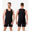 imageBAMBOO COOL Mens Tank Top Undershirts Moisture Wicking Breathable Fitted Ruglar Fit T Shirts for Men 3 PackWhite1Black1Grey1