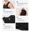 imageBAMBOO COOL Mens Tank Top Undershirts Moisture Wicking Breathable Fitted Ruglar Fit T Shirts for Men 3 PackWhite1Black1Grey1