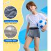 imageBAMBOO COOL Boys Underwear Boxer Briefs for Boy Breathable Mesh Fly Zone MoistureWicking 6 PackEcement Grey dark Grey royal Blue ocean Blue light Blue light Gray