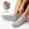imageBAMBOO COOL Mens Ankle Socks Athletic Low Cut Cushioned Moisture Wicking Running Socks Arch Support Breathable 6 PackBlack3 grey3
