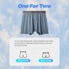 imageBAMBOO COOL Mens Boxer Shorts Cooling Underwear for men Soft Breathable Boxer Classic Loose Stretch Knit Short 3 PackBmulticolor 3pack