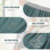 imageBAMBOO COOL Mens Pajama bottoms Short Pants Soft Comfy Breathable Lightweight Lounge Pj Shorts with pockets 2 PackBw2crock Graygreen