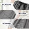 imageBAMBOO COOL Mens Pajama bottoms Short Pants Soft Comfy Breathable Lightweight Lounge Pj Shorts with pockets 2 PackDw2cblackgray