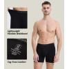 imageBAMBOO COOL Mens Underwear Breathable Boxer Briefs with Fly MoistureWicking Lightweight Underwear 7Pack03black dark Gray gray3 Pack