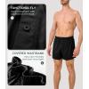 imageBAMBOO COOL Mens Boxers Durable Comfortable Boxer Shorts for Men Loose UltraSoft Mens Underwear 3 or 5 Pack3ablack3