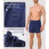 imageBAMBOO COOL Mens Boxers Durable Comfortable Boxer Shorts for Men Loose UltraSoft Mens Underwear 3 or 5 Pack5cblackBluePurpleGreyGreen