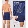 imageBAMBOO COOL Mens Boxers Durable Comfortable Boxer Shorts for Men Loose UltraSoft Mens Underwear 3 or 5 Pack5cblackBluePurpleGreyGreen