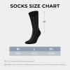 imageBAMBOO COOL Mens Dress Socks Crew SocksBamboo Viscose Lightweight Thin Argyle Pattern Ribbed striped 36 PackMulticolor B3