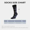 imageBAMBOO COOL Mens Dress Socks Crew SocksBamboo Viscose Lightweight Thin Argyle Pattern Ribbed striped 36 PackMulticolor C6