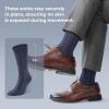 imageBAMBOO COOL Mens Dress Socks Crew SocksBamboo Viscose Lightweight Thin Argyle Pattern Ribbed striped 36 PackMulticolor D6