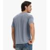 imageBAMBOO COOL Mens TShirts Short Sleeve Shirt Heavyweight Crew Neck T Shirt for Man Moisture Wicking Casual TeesBblue Grey