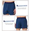 imageBAMBOO COOL Mens Underwear Boxers Moisturewicking and Cool Mens Boxer Shorts Loose Fit Super Soft 4 Pack4ablackGreyBlack GreyDark Blue