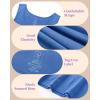 imageBAMBOO COOL Tank Nightgown for Women Sleeveless Sleepshirts with Wide Strap Chemise Night DressOcean Blue