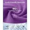 imageBAMBOO COOL Tank Nightgown for Women Sleeveless Sleepshirts with Wide Strap Chemise Night DressViolet
