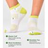 imageBAMBOO COOL Womens Ankle Socks Bamboo Viscose Athletic MoistureWicking Low Cut Running Socks Cushioned AntiBlisterWhite 6
