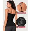 imageBAMBOO COOL Womens Basic Camisole Tank Top with Adjustable Spaghetti Strap Cute Undershirt 34 PackMulticoloured 013pack