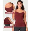 imageBAMBOO COOL Womens Basic Camisole Tank Top with Adjustable Spaghetti Strap Cute Undershirt 34 PackMulticoloured 023pack