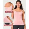 imageBAMBOO COOL Womens Basic Camisole Tank Top with Adjustable Spaghetti Strap Cute Undershirt 34 PackMulticoloured 044pack
