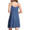 imageBAMBOO COOL Womens Chemise Sleepshirts with Adjustable Spaghetti Strap Homewear Soft Tank NightgownHaze Blue