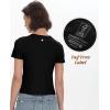 imageBAMBOO COOL Womens Henley T Shirts Short Sleeve SlimFit Tees Tops for Women Trendy Fashion BlouseBlack
